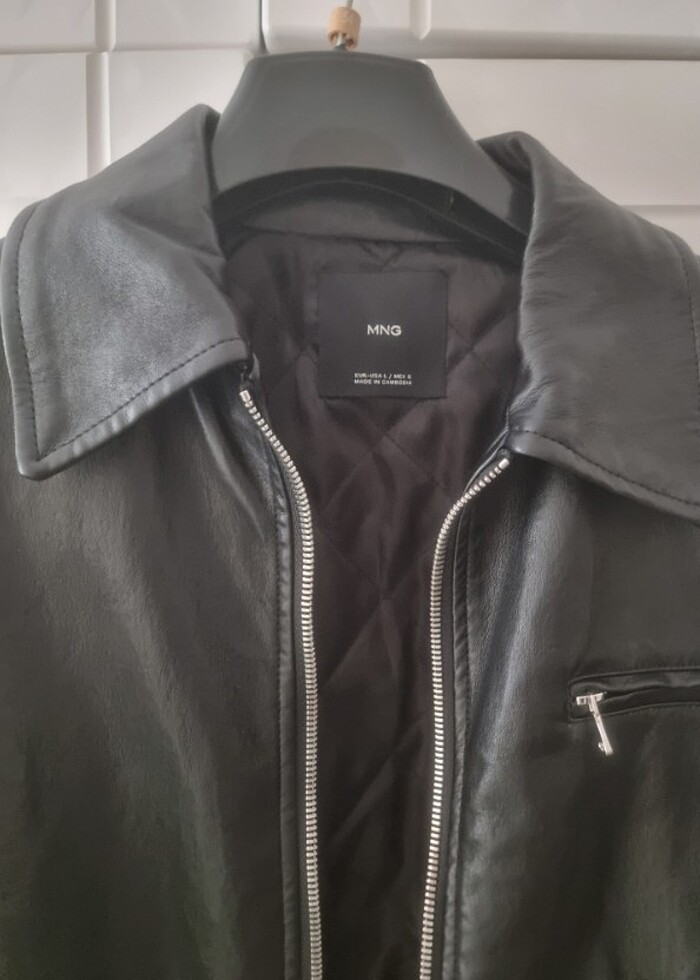 MANGO DERİ CEKET - Görsel 2