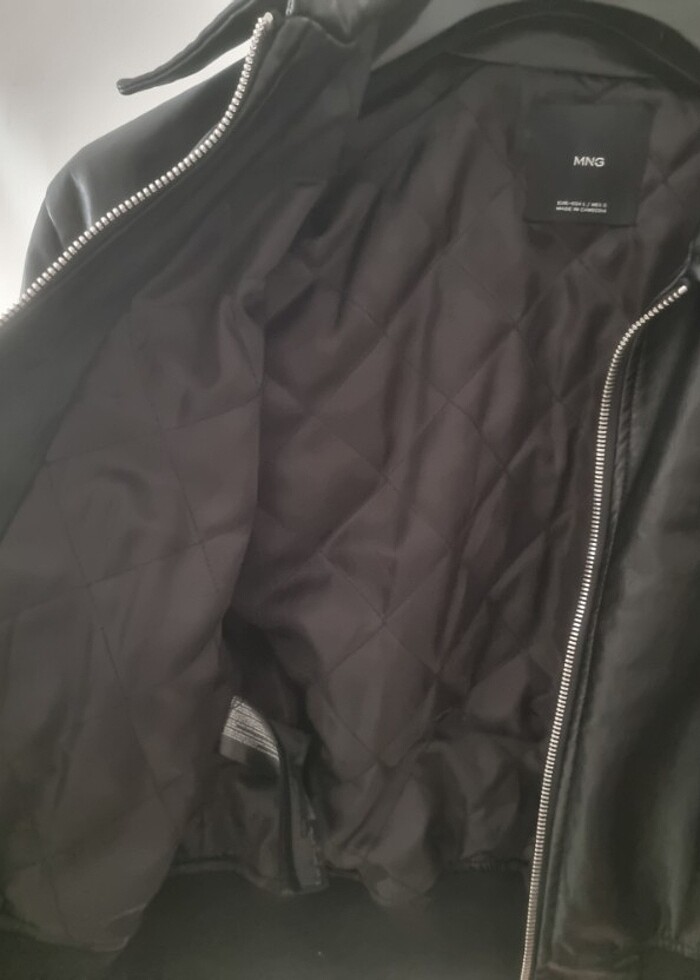 MANGO DERİ CEKET - Görsel 3