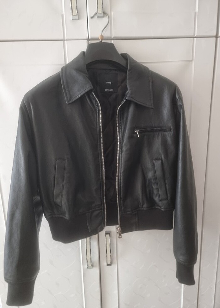 MANGO DERİ CEKET - Görsel 5