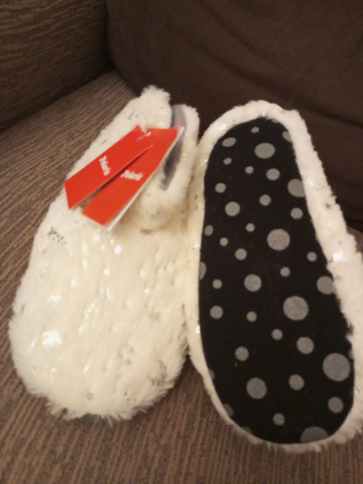 Kızlar için Beyaz Kürklü Sıcak Terlik POLARİS - Görsel 3