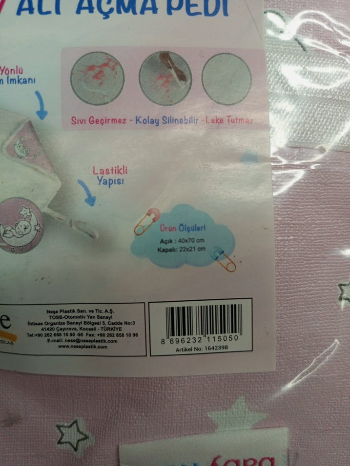 ALT AÇMA PEDİ ÇANTA BOY BAYB'NESS AMBALAJINDA - Görsel 3