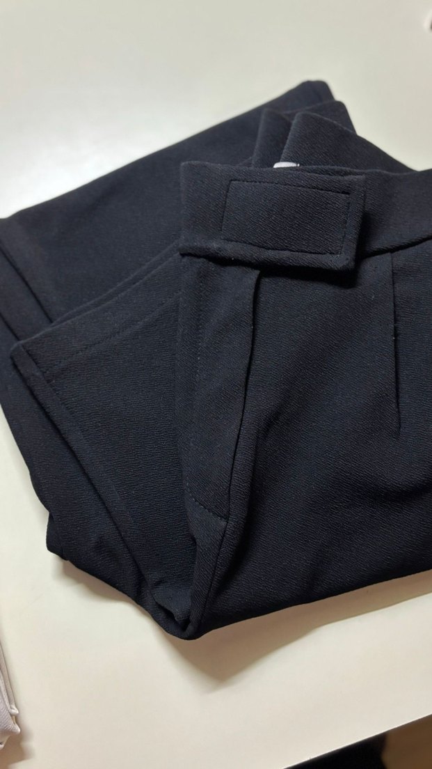 Kadın Siyah Kumaş Pantolon - Görsel 2