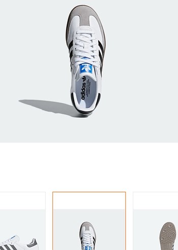 39 Beden beyaz Renk Adidas Samba Beyaz Spor Ayakkabı