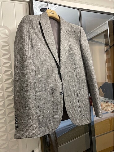 s Beden gri Renk Blazer ceket