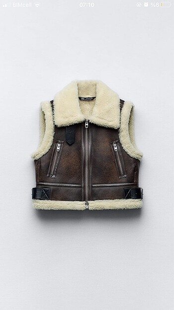 ZARA CROP YELEK