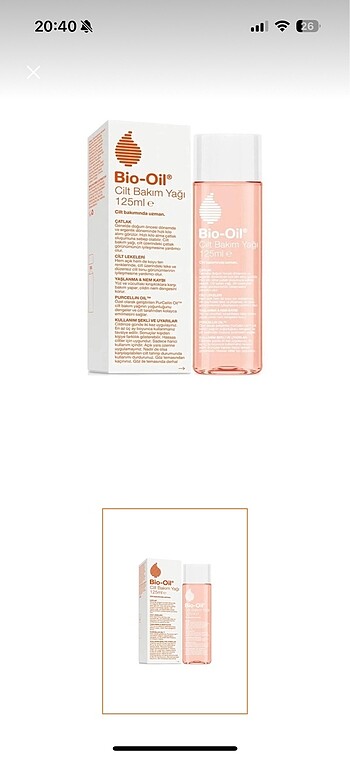 Bio Oil Çatlak Karşıtı &Nemlendirici Cilt Bakım Yağı
