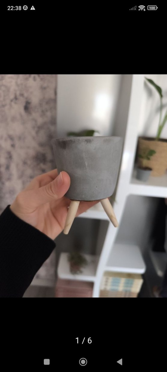 Gri ayaklı saksı - Görsel 3