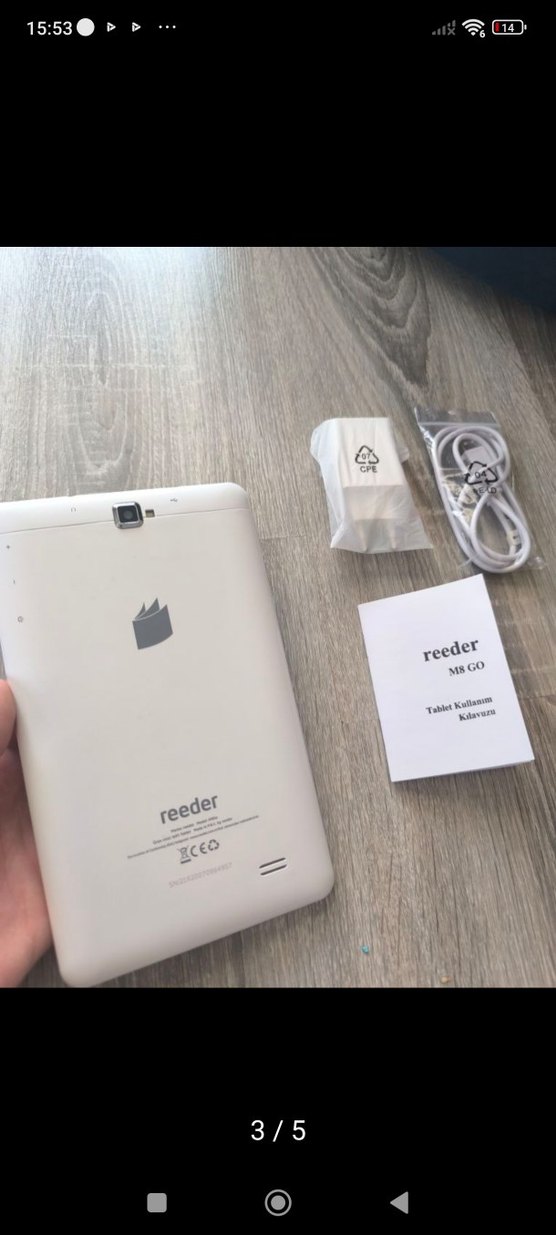 Reeder Gri Beyaz Power Bank - Görsel 3