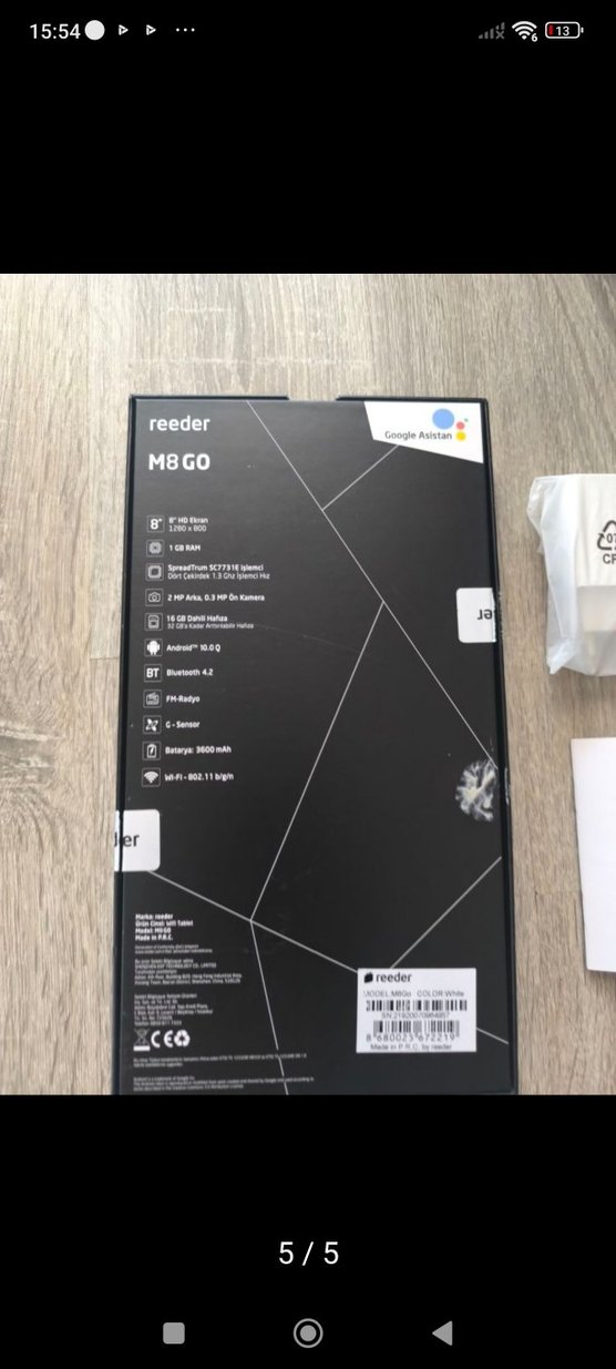 Reeder Gri Beyaz Power Bank - Görsel 5