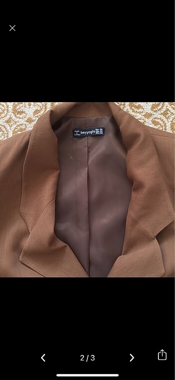 Beyoğlu Butik Beyyoğlu Oversize Blazer