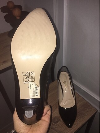 38 Beden siyah Renk Siyah topuklu stiletto ayakkabı