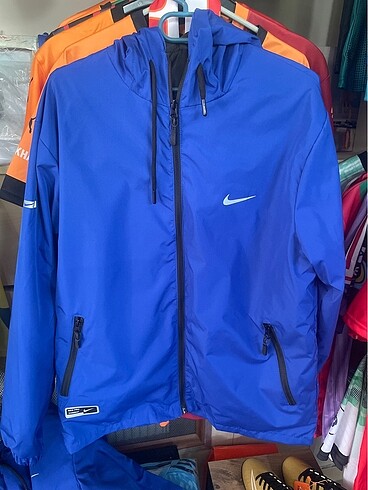 Nike Mavi Renk Yağmurluk