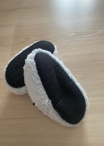 Çocuk mavi Peluş Ev Terliği - Görsel 4