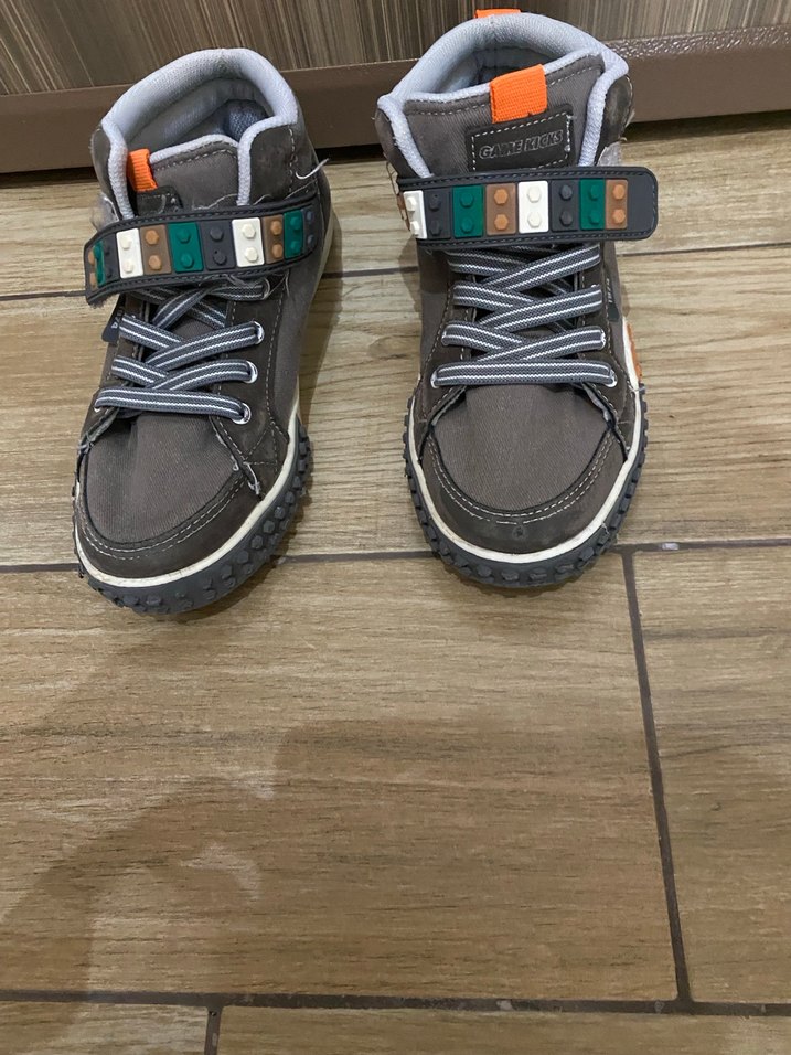 Gri Bağcıklı Erkek Çocuk Botu - Görsel 4