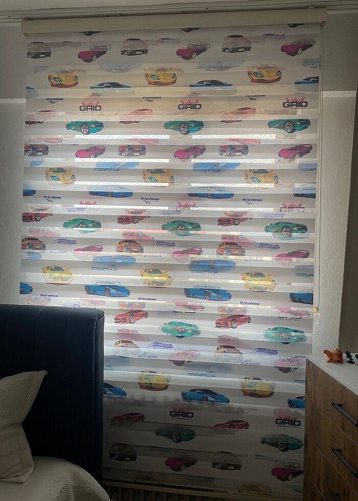 çocuk oda stor perde - Görsel 4