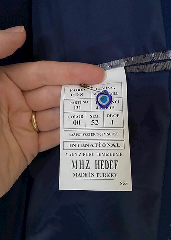 Lacivert Erkek Takım Elbise - Görsel 3