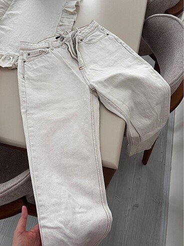 36 Beden Ekru jean