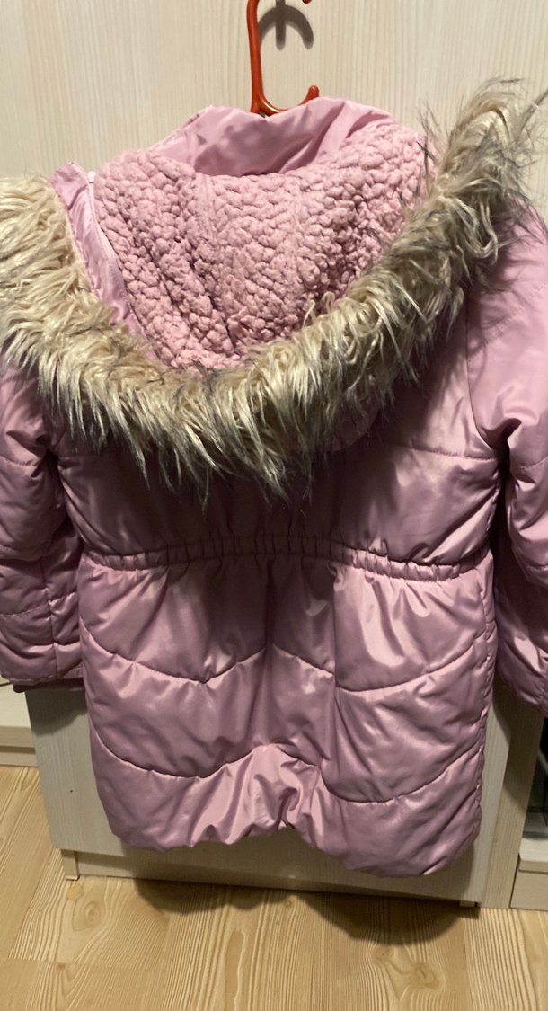 Kız Çocuk Pudra Fermuarlı Mont - Görsel 2