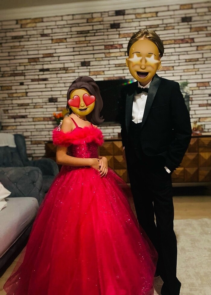 Kız ve erkek çocuk kostüm abiye gelinlik ve smokin - Görsel 2