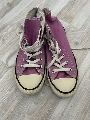 38 Beden mor Renk Mor Converse All Star Ayakkabı