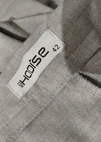 Gri Kadın Kumaş Pantolon - Görsel 2