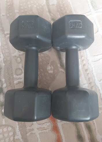 Beden 3 Kg Dambıl seti yeni gibidir beraber gönderilecektir