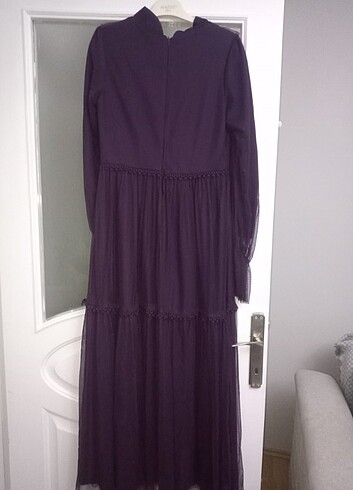 Tüllü tesettür abiye - Görsel 5