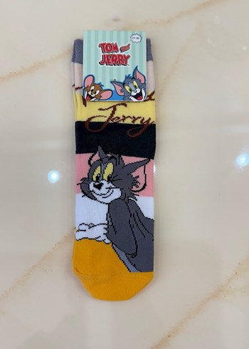 Renkli Kız Çorapları Marvel ve Tom & Jerry - Görsel 3