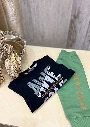 Mavi Erkek Çocuk Baskılı Sweatshirt - Görsel 2