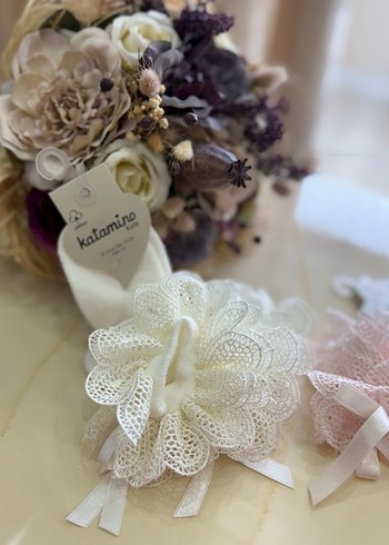 Kız Çocuk Pembe Nakışlı Dantelli Çorap 1-2 Yaş - Görsel 5