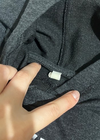 xs Beden gri Renk Bohem Gri Baskılı Kadın Sweatshirt