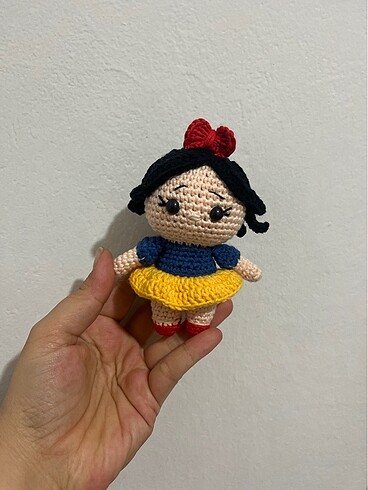  Beden Renk Pamuk prenses amigurumi