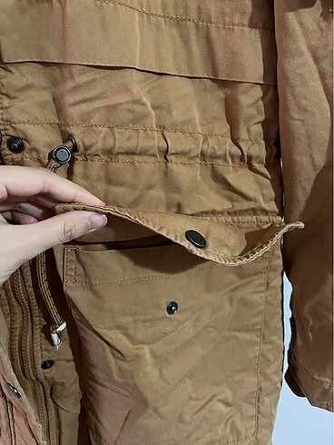 LC Waikiki Hardal Rengi Kaban/Parka - Görsel 4