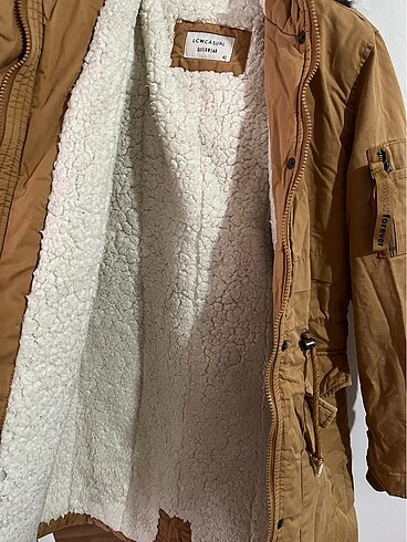 LC Waikiki Hardal Rengi Kaban/Parka - Görsel 7