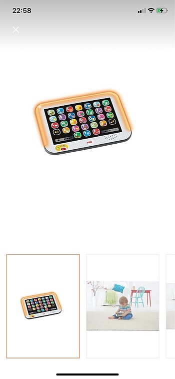 Beden Fisher price akıllı tablet