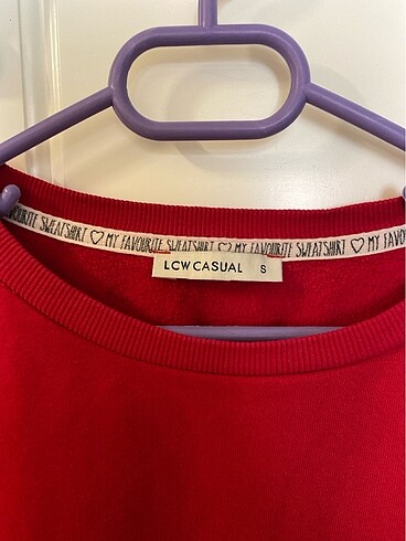 s Beden kırmızı sweatshirt
