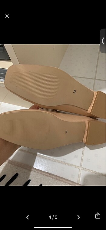 38 Beden camel Renk Loafer ayakkabı
