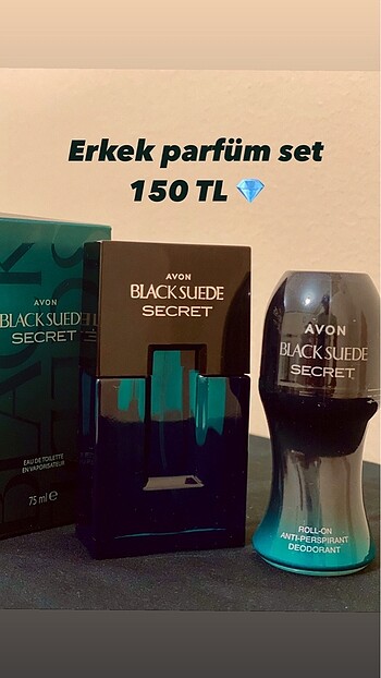 Avon erkek parfüm set
