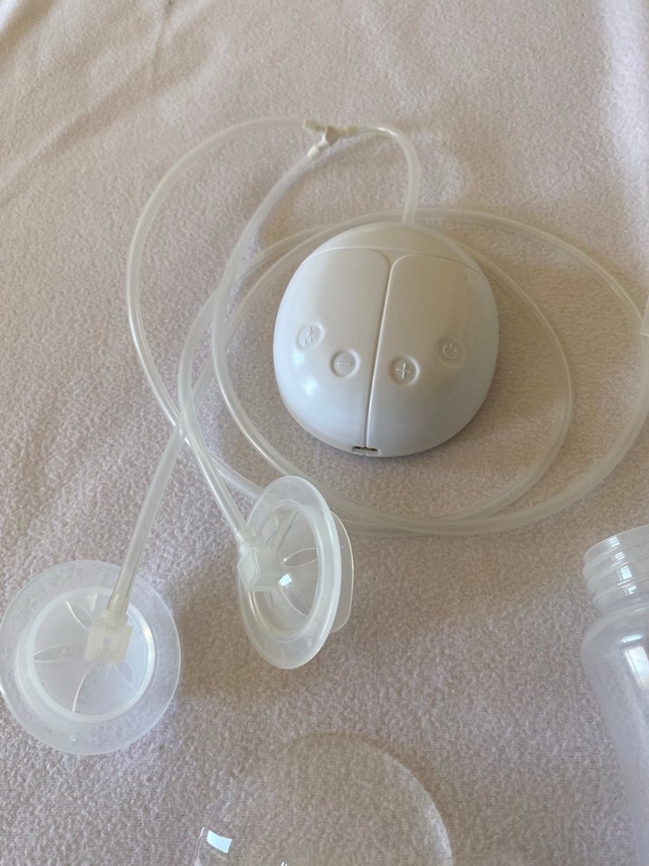 Beyaz Elektrikli Göğüs Pompası Seti - Görsel 3