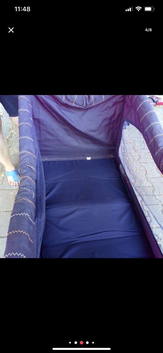 Chicco Lacivert Desenli Bebek beşiği - Görsel 4