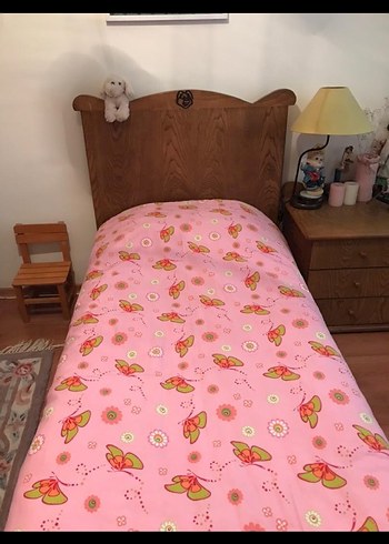 Erçek ahşap gardrop, yatak, şifonyer, kitaplık - Görsel 3