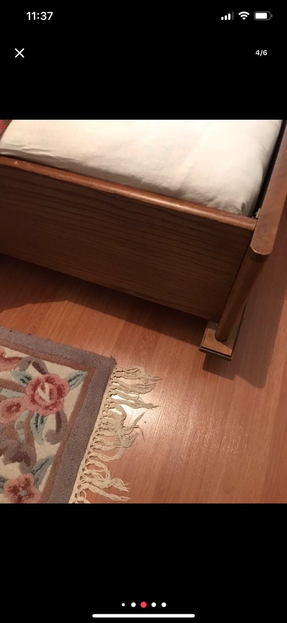 Erçek ahşap gardrop, yatak, şifonyer, kitaplık - Görsel 4