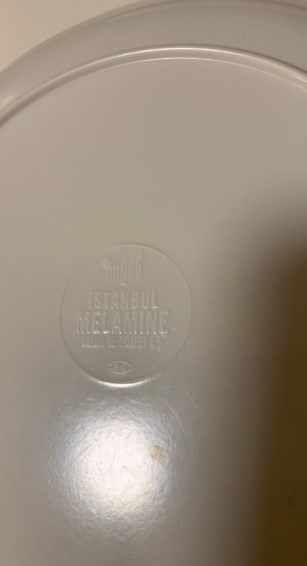 Eski melamin tabaklar - Görsel 3