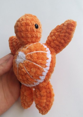 Diğer Turuncu Peluş Kaplumbağa Oyuncak