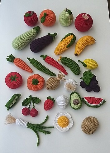 Amigurumi meyve sebze