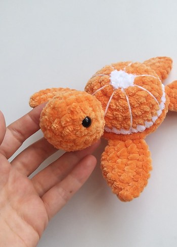 Turuncu Yumuşak Kaplumbağa Peluş Oyuncak