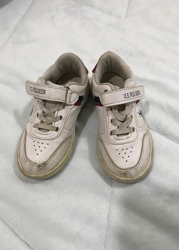 Beyaz Erkek Çocuk Spor Ayakkabı Velcro