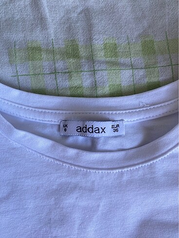 s Beden beyaz Renk Addax crop tshirt
