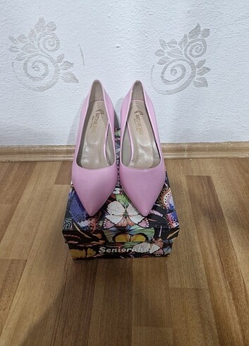 Shoes & More Pembe topuklu ayakkabı