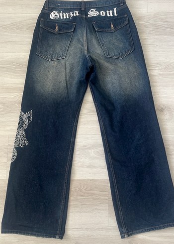 Bershka desenli y2k pantolon - Görsel 2